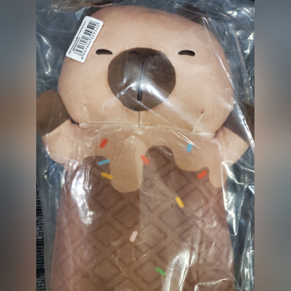 Miniso Stuff Plush Cuddle Toy Capybara 20" NWT - Picture 5 of 12